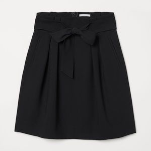 black skirt